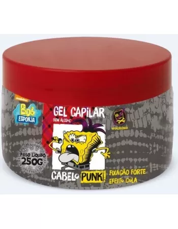 GEL CAPILAR CABELO PUNK BOB ESPONJA 250G