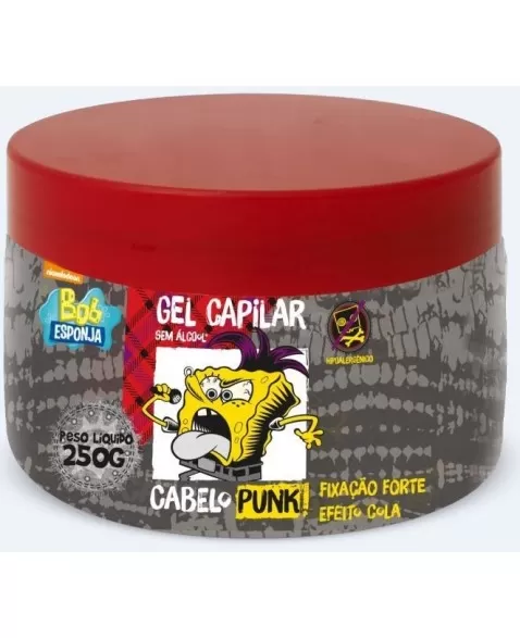 GEL CAPILAR CABELO PUNK BOB ESPONJA 250G