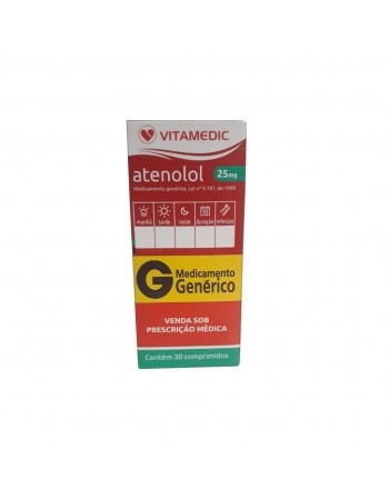 ATENOLOL 25MG C/ 30 CPR