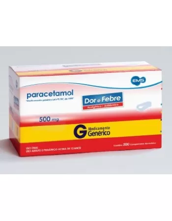 PARACETAMOL 500MG C/200 COMP REV(18)