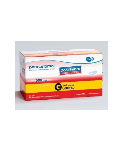 PARACETAMOL 500MG C/200 COMP REV(18)