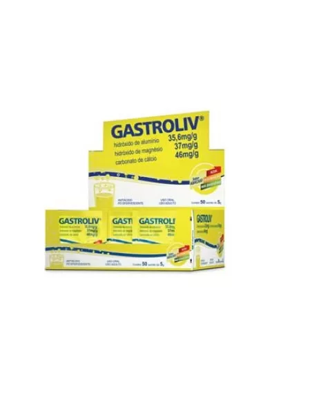 GASTROLIV ABACAXI 50 SACHES 5GR