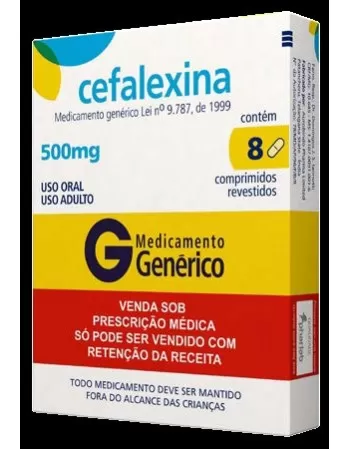 CEFALEXINA 500MG C/08 COMP* (200)