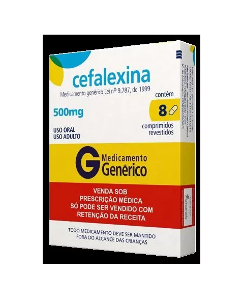 CEFALEXINA 500MG C/08 COMP* (200)