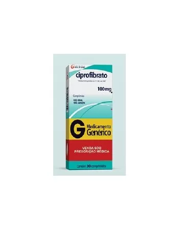 CIPROFIBRATO 100MG C/ 30CPR