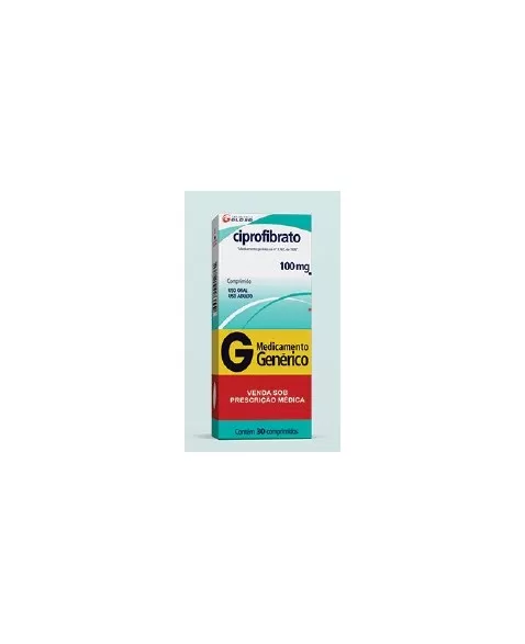 CIPROFIBRATO 100MG C/ 30CPR