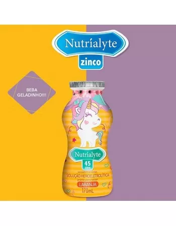 NUTRIALYTE 45 ZINCO UNICORNIO LARANJA 17